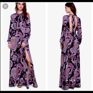 NWT Express Maxi Dress paisley & florals